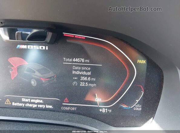 WBAGV8C07LCE44960 2020 BMW M8 Белый 