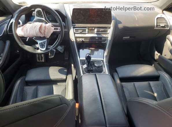 WBAGV8C07RCR10036 2024 BMW M8 Black Dashboard view