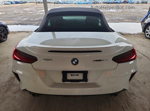 WBAHF3C02PWY15707 2023 BMW Z4 White Rear view