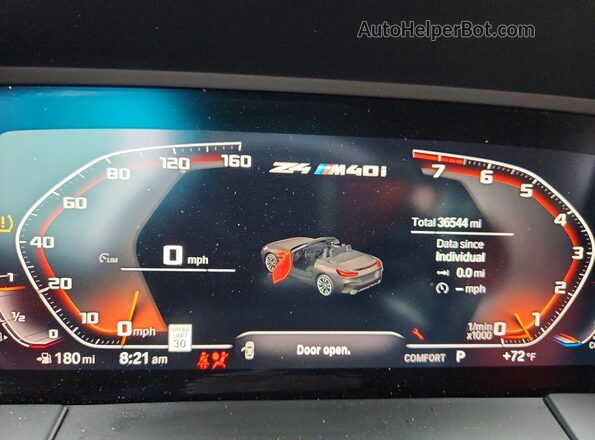 WBAHF9C05LWW38292 2020 BMW Z4 Black 