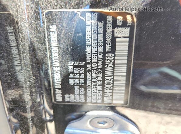 WBAHF9C09LWW64569 2020 BMW Z4 Black Вид підкапотного простору