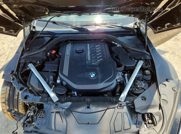WBAHF9C09LWW64569 2020 BMW Z4 Black Вид задньої частини салону