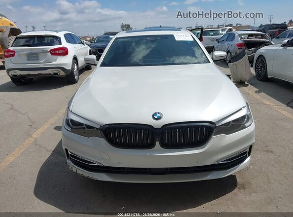WBAJA5C33HG896203 2017 BMW 5 SERIES White უკანა სალონის ხედი