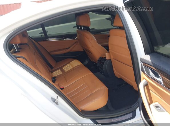 WBAJA5C33HG896203 2017 BMW 5 SERIES White VIN კოდის სტიკერის ხედი