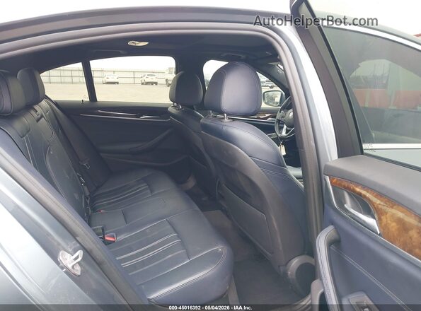 WBAJA5C54JWA39341 2018 BMW 5 SERIES Gray Вид наклейки з VIN-кодом