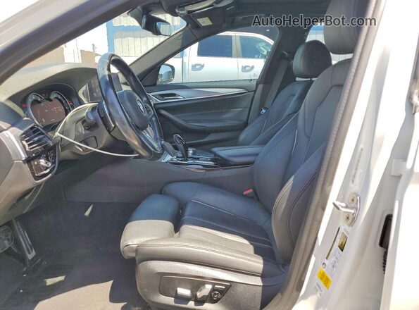 WBAJA5C57KWW11307 2019 BMW 5 SERIES White Вид салону спереду