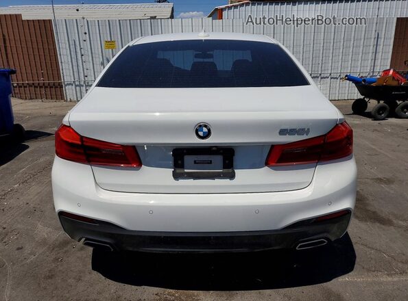 WBAJA5C57KWW11307 2019 BMW 5 SERIES White Вид ззаду