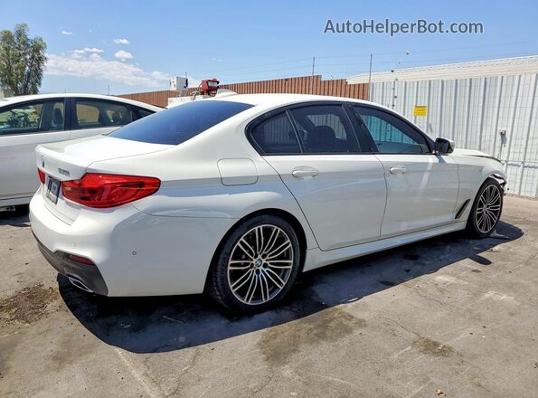 WBAJA5C57KWW11307 2019 BMW 5 SERIES White Задня права чверть