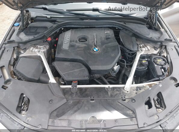WBAJA5C5XKWW03282 2019 BMW 5 SERIES Gray Rear view