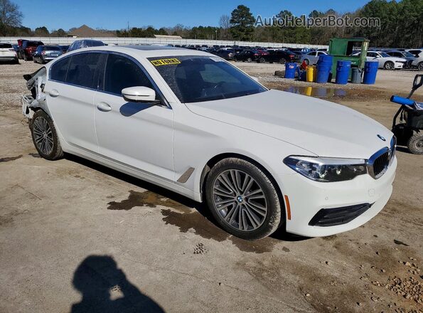 WBAJA5C5XKWW09020 2019 BMW 5 SERIES Белый Передняя правая четверть