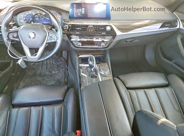 WBAJA5C5XKWW09020 2019 BMW 5 SERIES Белый Вид панели приборов