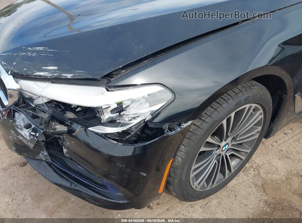 WBAJA7C53KWW24082 2019 BMW 5 SERIES Black წინა ხედი