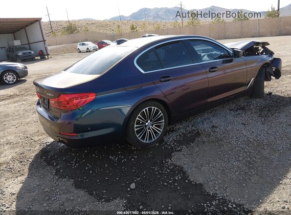 WBAJA9C01LCD52542 2020 BMW 5 SERIES Blue Հետևի աջ