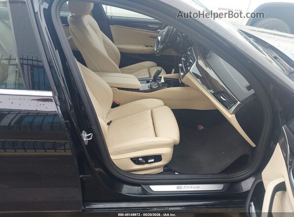 WBAJA9C53JB251613 2018 BMW 5 SERIES Black Vista interior delantera