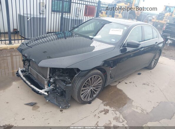 WBAJA9C53JB251613 2018 BMW 5 SERIES Black Vista tres cuartos delantera izquierda