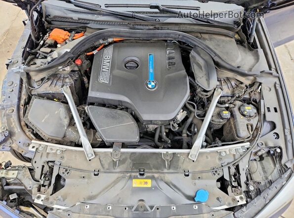 WBAJA9C54KB389503 2019 BMW 5 SERIES Blue უკანა სალონის ხედი