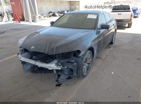 WBAJA9C54KB392854 2019 BMW 5 SERIES Black Передня ліва чверть