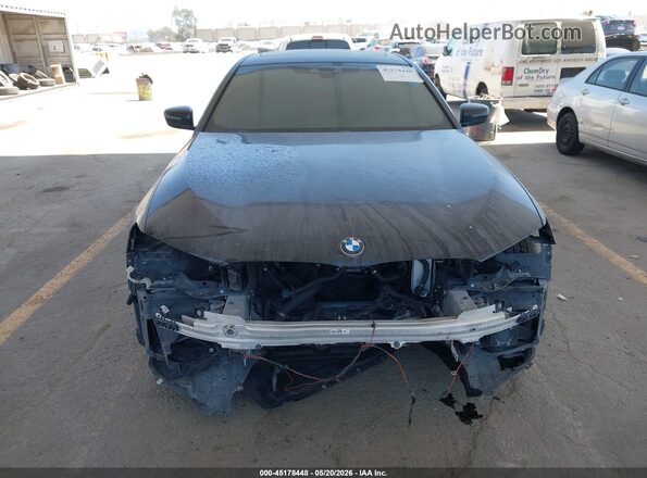 WBAJA9C54KB392854 2019 BMW 5 SERIES Black Вид задньої частини салону