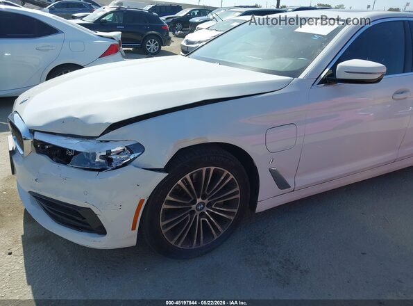 WBAJA9C54KB398668 2019 BMW 5 SERIES White Вид спереду