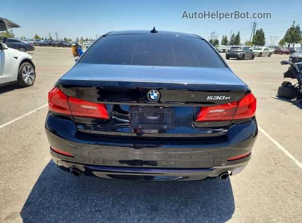 WBAJA9C55KB389610 2019 BMW 5 SERIES Black Widok z tyłu