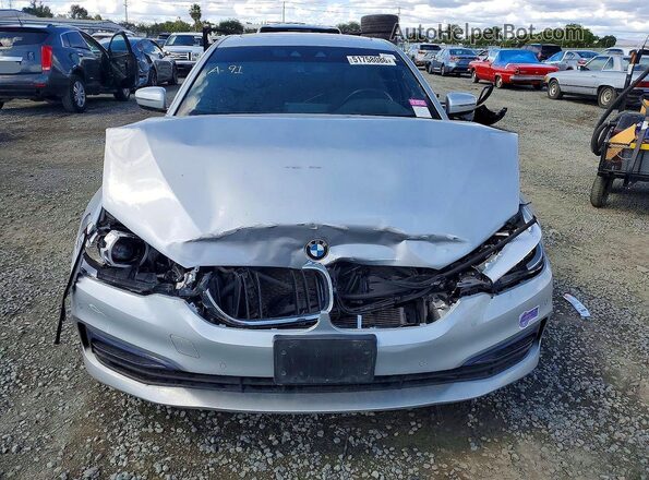 WBAJA9C57KB254371 2019 BMW 5 SERIES Silver წინა ხედი