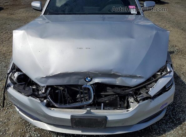 WBAJA9C57KB254371 2019 BMW 5 SERIES Silver უკანა სალონის ხედი