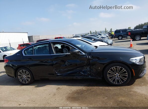 WBAJA9C59KB388654 2019 BMW 5 SERIES Black უკანა სალონის ხედი