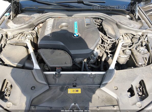 WBAJA9C59KB388654 2019 BMW 5 SERIES Black უკანა ხედი