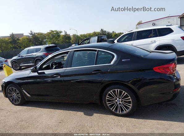 WBAJA9C59KB388654 2019 BMW 5 SERIES Black სალონის 360-გრადუსიანი ხედი