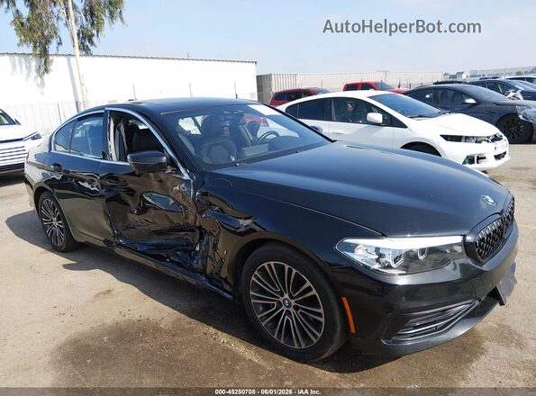 WBAJA9C59KB388654 2019 BMW 5 SERIES Black წინა ხედი
