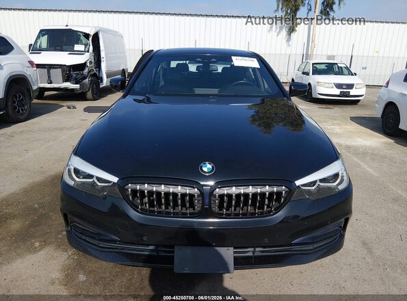 WBAJA9C59KB388654 2019 BMW 5 SERIES Black ხელსაწყოთა პანელის ხედი