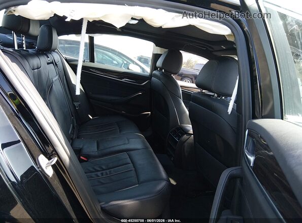 WBAJA9C59KB388654 2019 BMW 5 SERIES Black VIN კოდის სტიკერის ხედი