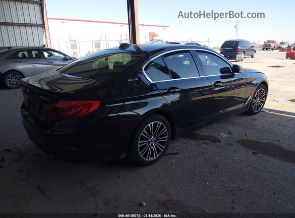 WBAJB1C50KB375757 2019 BMW 5 SERIES Black უკანა მარჯვენა