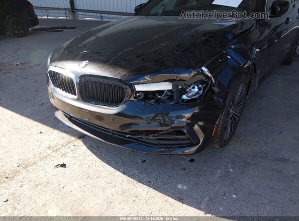 WBAJB1C50KB375757 2019 BMW 5 SERIES Black წინა ხედი