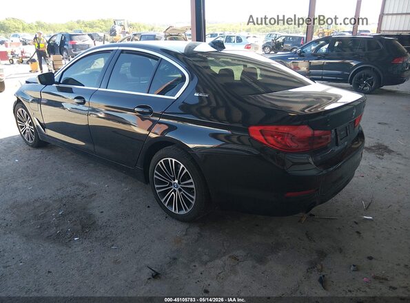 WBAJB1C50KB375757 2019 BMW 5 SERIES Black უკანა მარცხენა