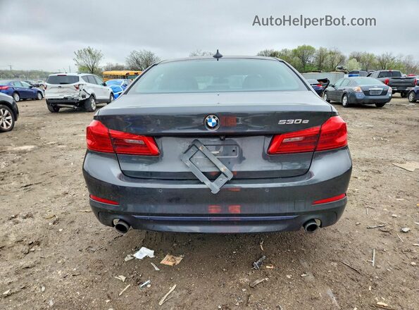 WBAJB1C58JB084065 2018 BMW 5 SERIES Charcoal უკანა ხედი