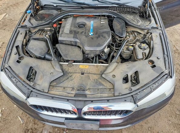 WBAJB1C58JB084065 2018 BMW 5 SERIES Charcoal უკანა სალონის ხედი