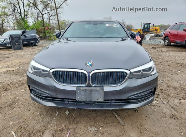 WBAJB1C58JB084065 2018 BMW 5 SERIES Charcoal წინა ხედი