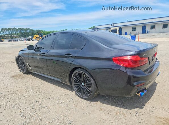 WBAJB9C50JG464583 2018 BMW M5 Black Trasero izquierdo
