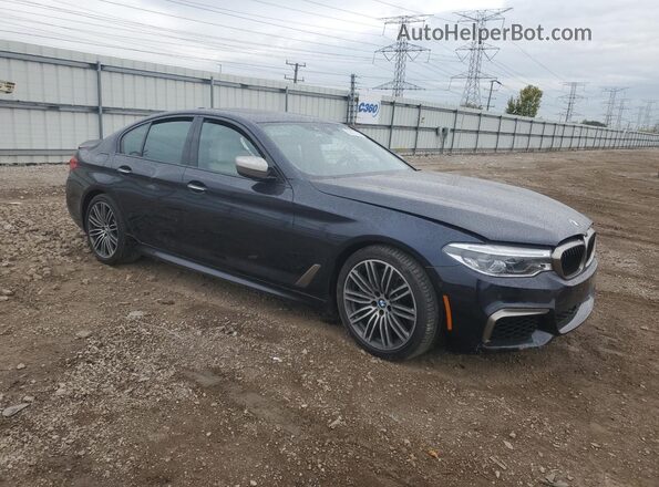 WBAJB9C52JG463631 2018 BMW M5 Blue Przód prawy