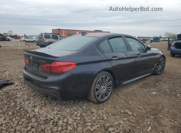 WBAJB9C52JG463631 2018 BMW M5 Blue Tył prawy