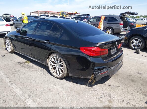 WBAJB9C52JG464486 2018 BMW 5 SERIES Black უკანა მარცხენა