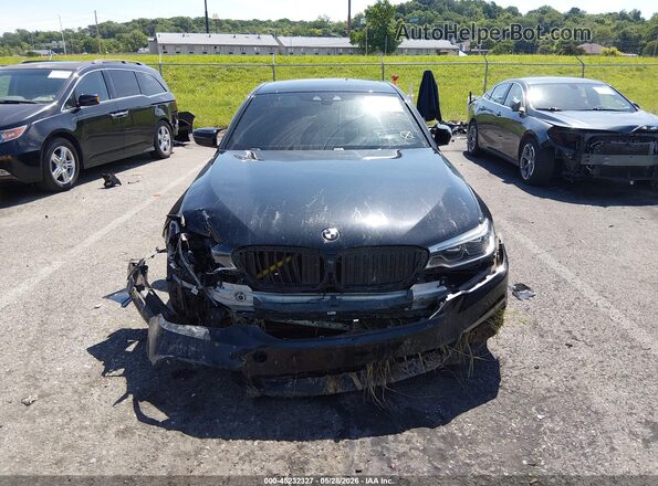 WBAJB9C52JG464486 2018 BMW 5 SERIES Black წინა ხედი