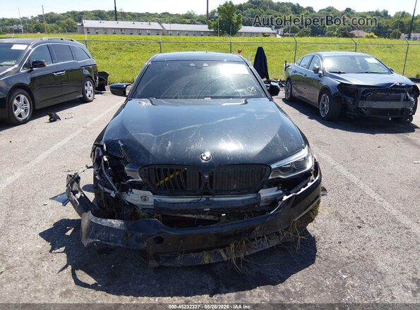 WBAJB9C52JG464486 2018 BMW 5 SERIES Black ხელსაწყოთა პანელის ხედი