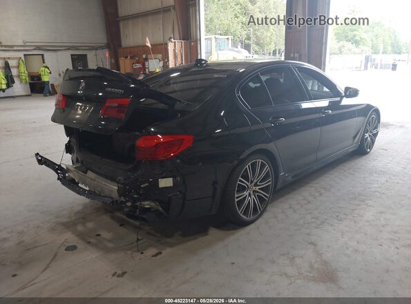 WBAJB9C53KB464964 2019 BMW 5 SERIES Black Trasero derecho