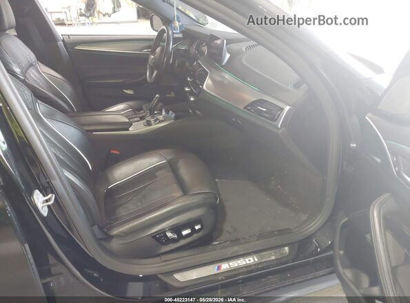 WBAJB9C53KB464964 2019 BMW 5 SERIES Black Vista interior delantera