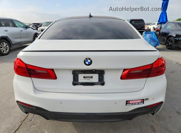 WBAJB9C54JB036528 2018 BMW M5 White Вид ззаду