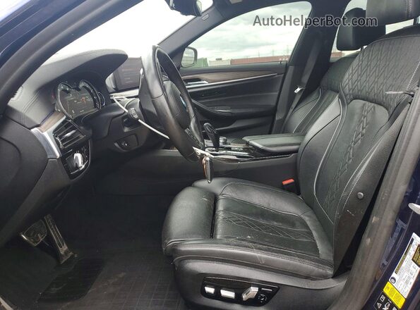 WBAJB9C54KB464312 2019 BMW M5 Blue 