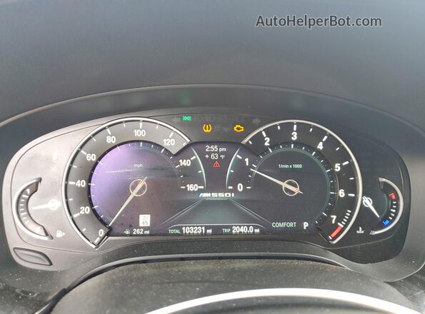 WBAJB9C54KB464312 2019 BMW M5 Blue 