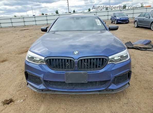 WBAJB9C54KB464312 2019 BMW M5 Blue 